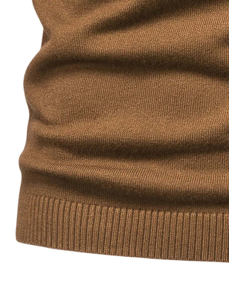 Men's Turtleneck Jumper - Warm Winter Pullover