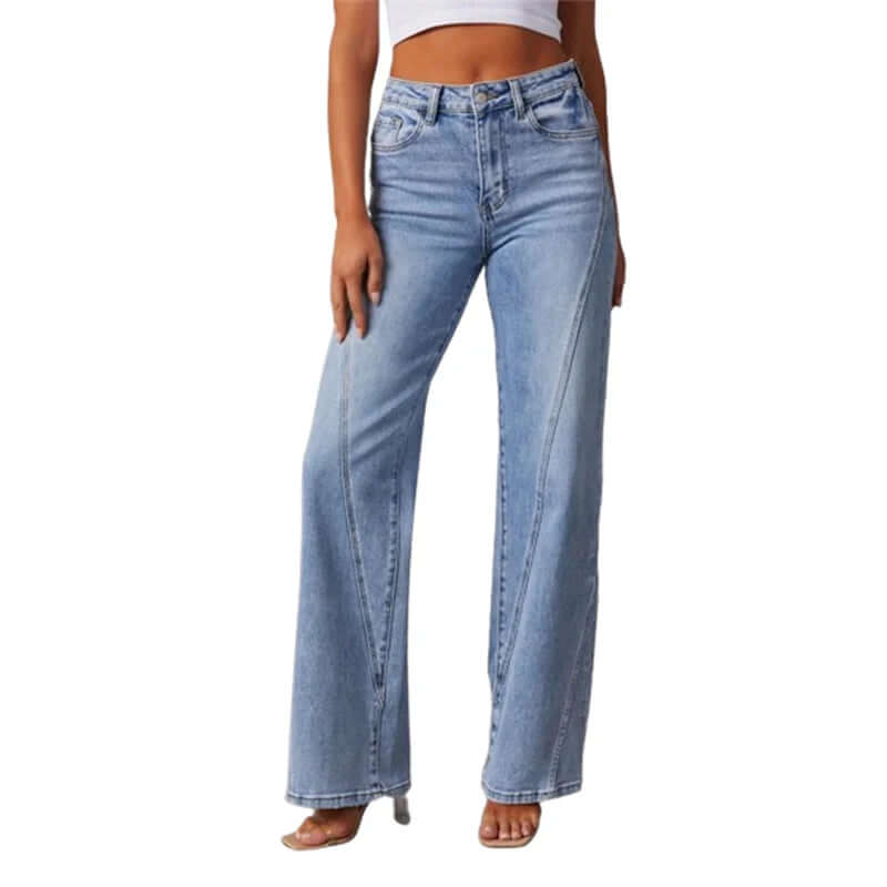 Women's Wide Leg High Waisted Jeans