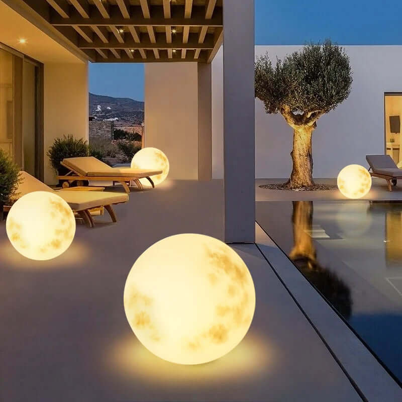 Outdoor LED Moon Lamp - 20cm, 30cm, 40cm, 50cm