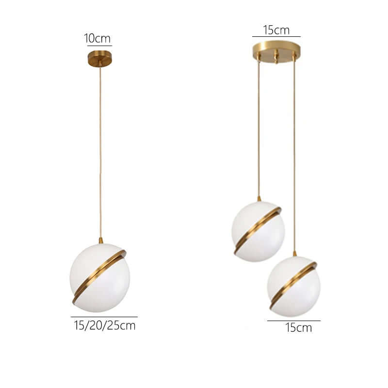 Modern Crescent Pendant Lamp