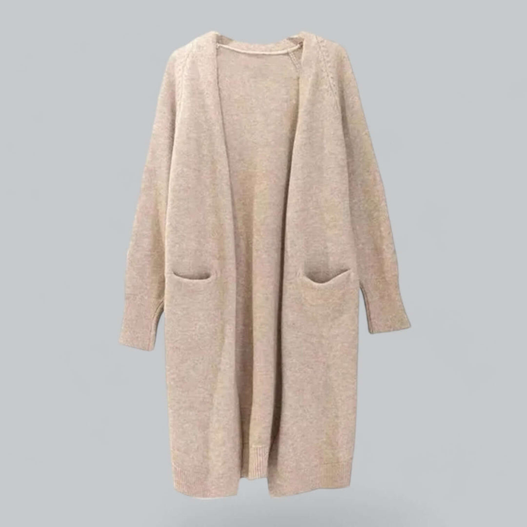 Women's Cashmere Blend Knitted Oversized Cardigan