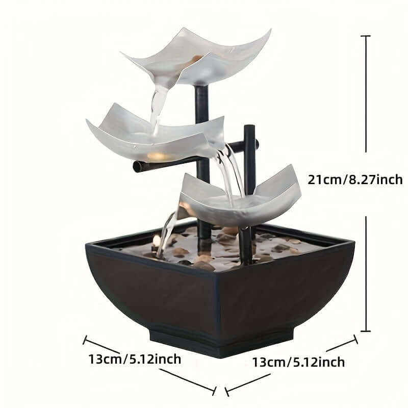 Tabletop Electric Water Fountain with Light