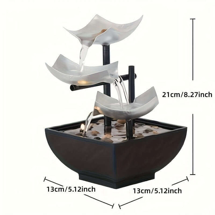 Tabletop Electric Water Fountain with Light