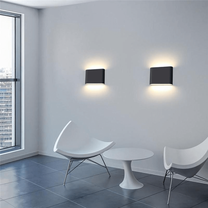 Modern LED Outdoor Wall Sconce Up Down Light Fixture