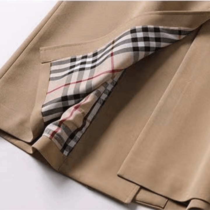 Women's Classic Double-Breasted Trench Coat