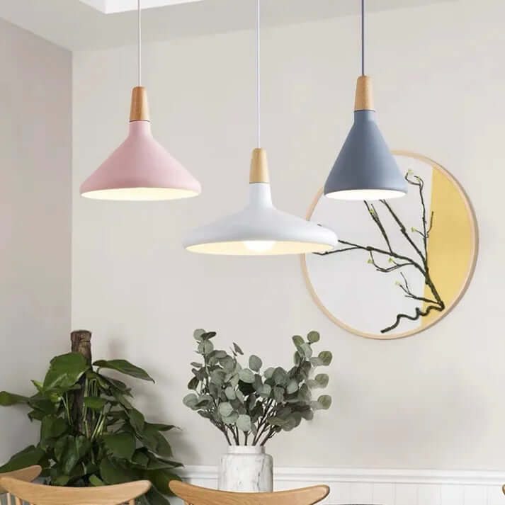 Conical Metal Pendant Lamp