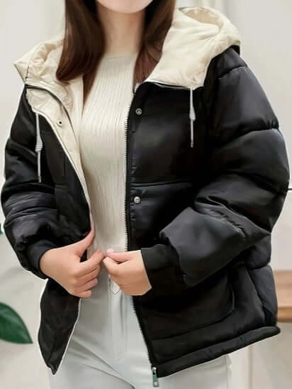 Women's Fleece-Lined Hooded Jacket