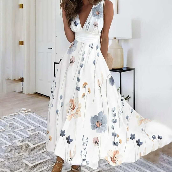 Floral Dress - Elegant and Comfortable