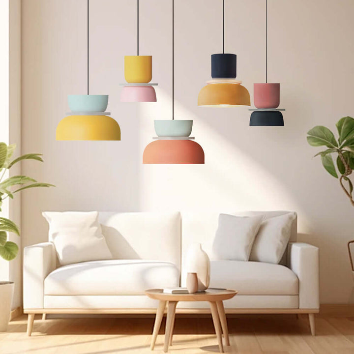 Color Block Nordic Pendant Light