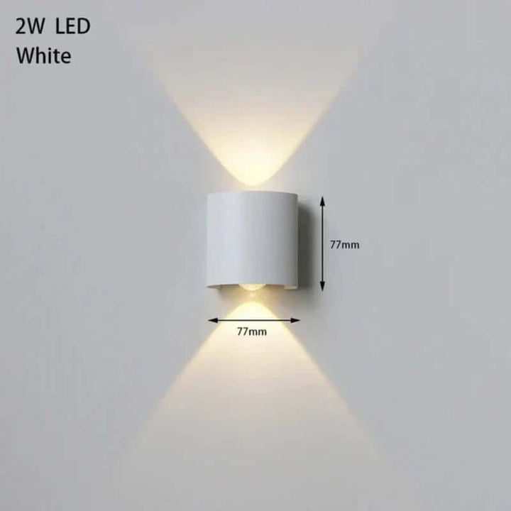 Waterproof Outdoor Wall Sconce Light 2W - IP65
