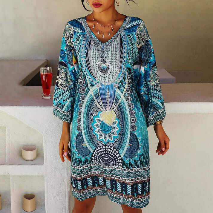 Women's Flowy Boho Summer Dress