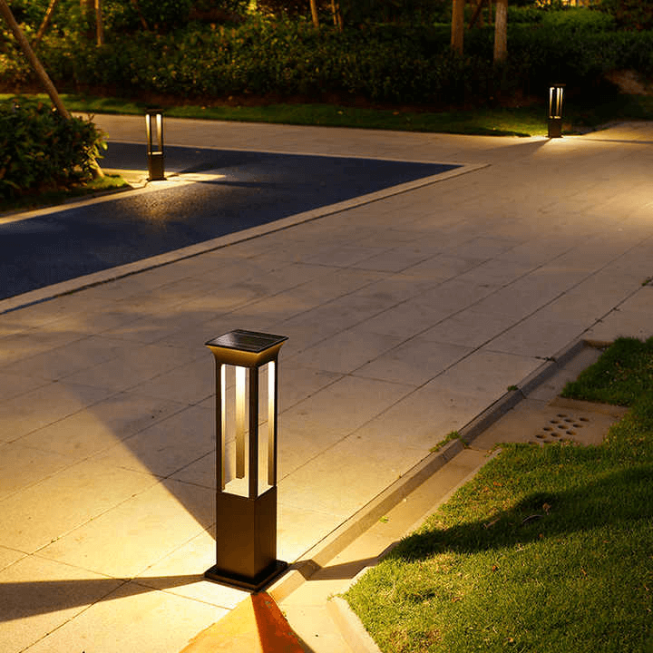 Solar Pathway Light Outdoor Garden LED Lamp 60cm Warm White