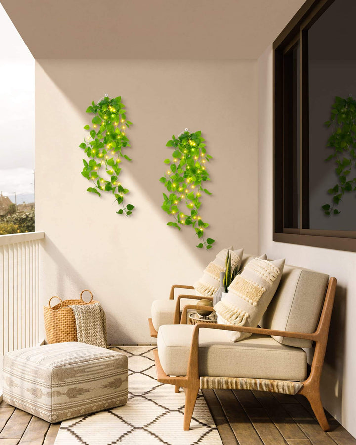 Illuminated Artificial Ivy Vine Garland Lights