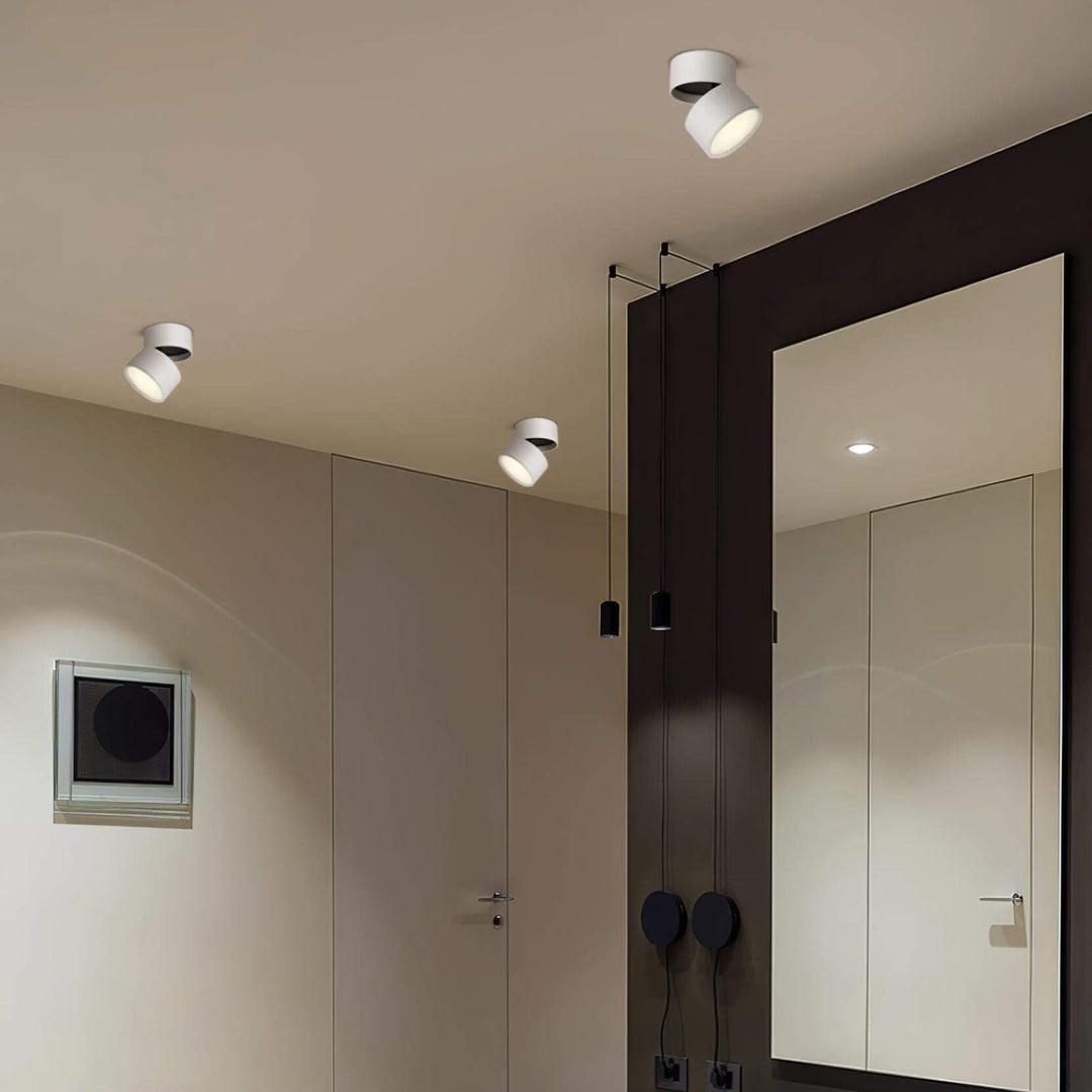 Adjustable Ceiling Spotlight Lamp, Rotatable, Warm White