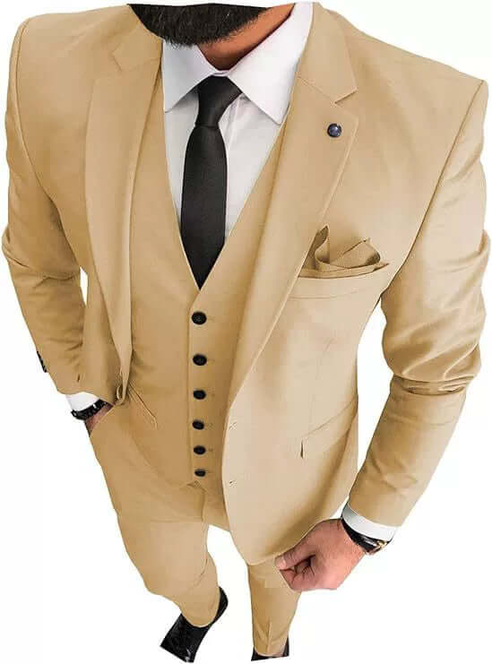 Men's Slim Fit 3-Piece Suit