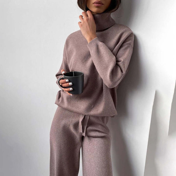 Women's Casual Knitted Sweater Set