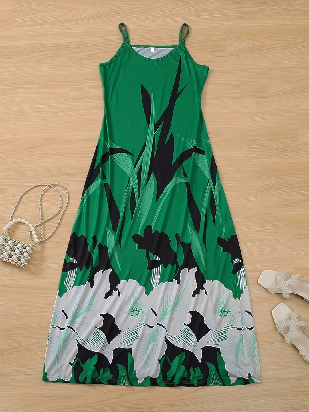 Floral Print Spaghetti Strap Dress for Women