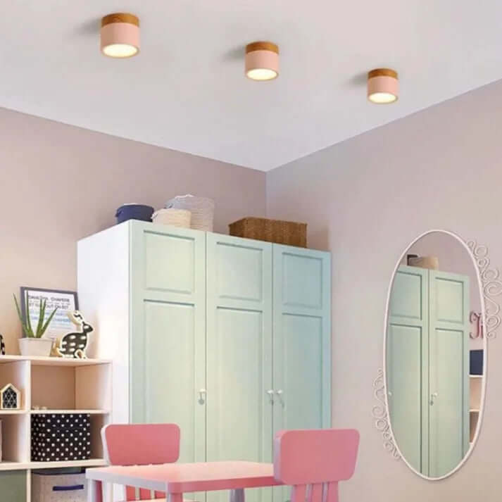 Modern Cylinder LED Ceiling Light for Hallways