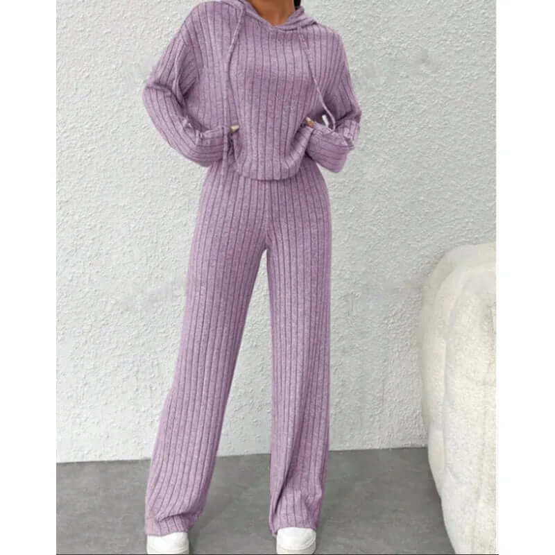 Casual Tracksuit with Hoodie and Trousers