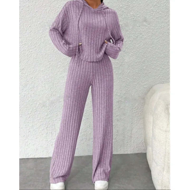 Casual Tracksuit with Hoodie and Trousers