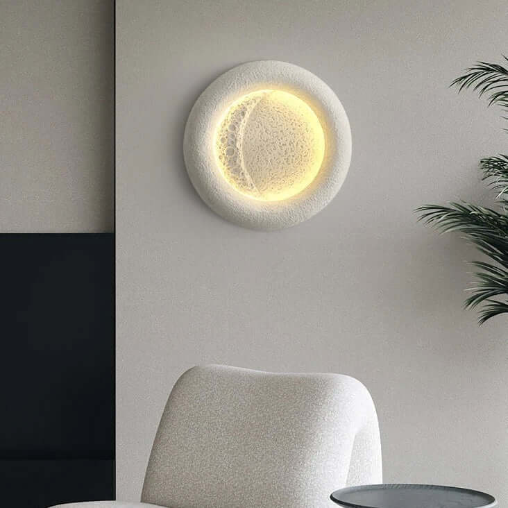 Modern Round Resin Wall Light – GLOVERA