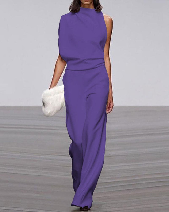 Women's Sleeveless Formal Jumpsuit