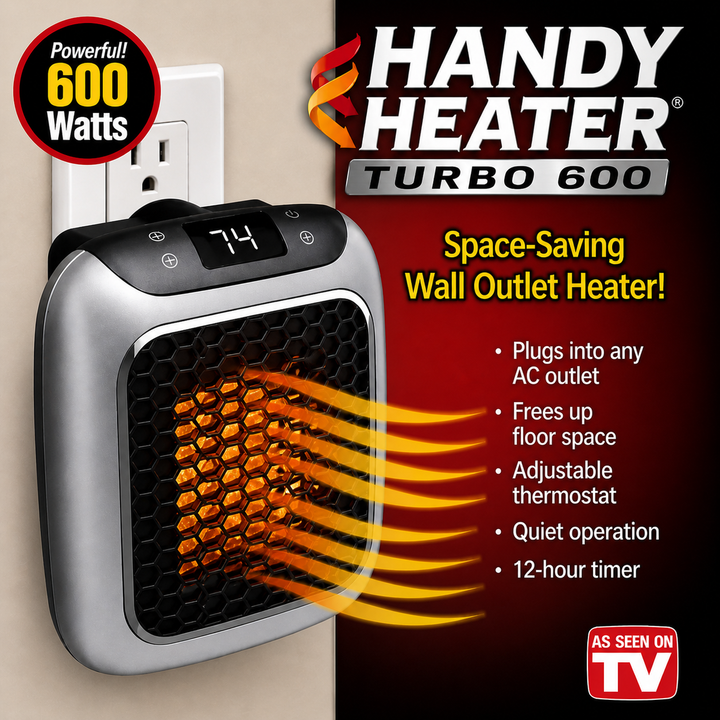 Mini Electric Radiator 600W - Portable Ceramic Heater