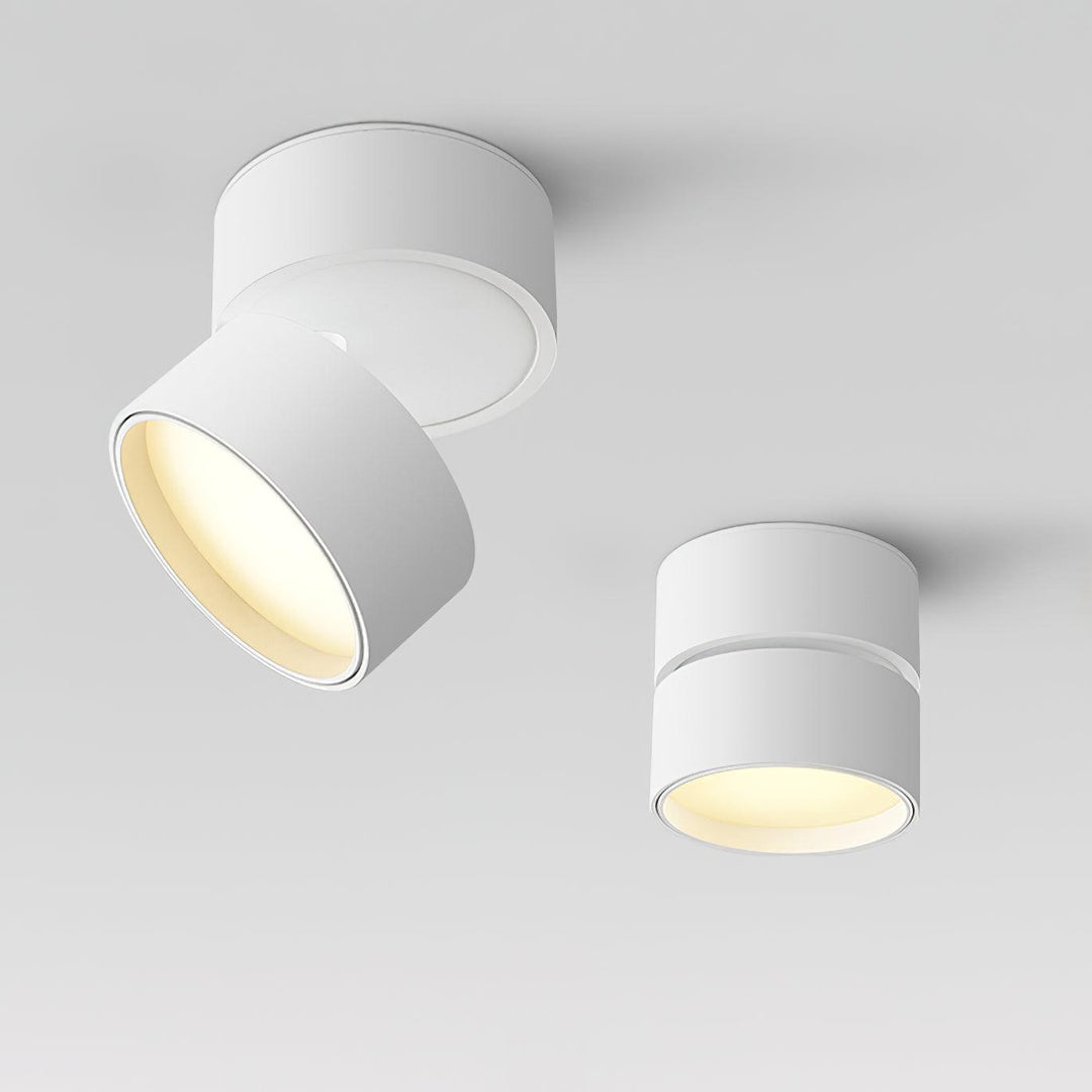 Adjustable LED Ceiling Spotlight Fixture, Warm White, 10cm