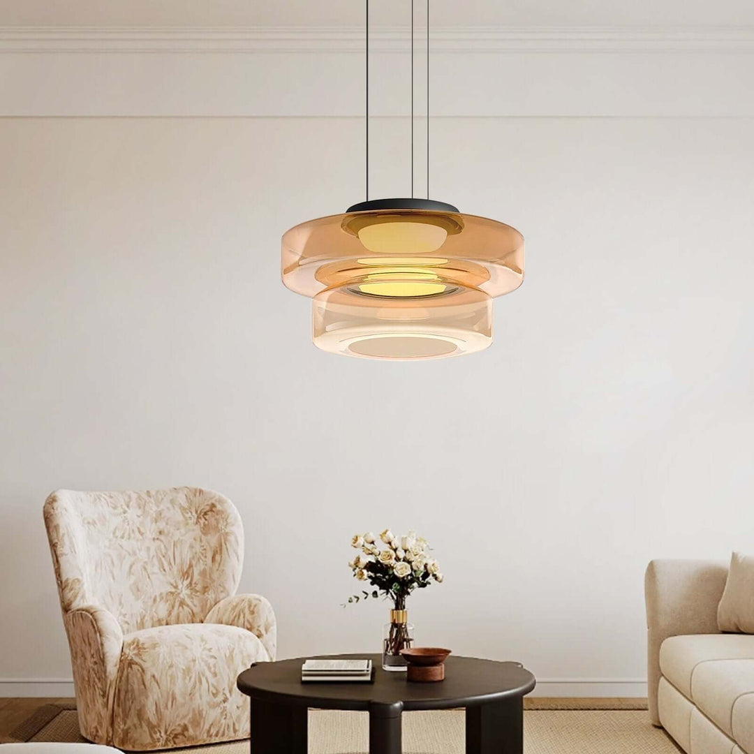 Modern Glass Pendant Light Fixture