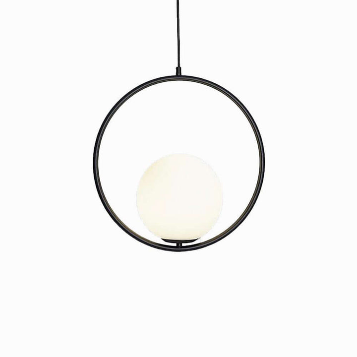 Modern Pendant Lamp with Metal & Glass