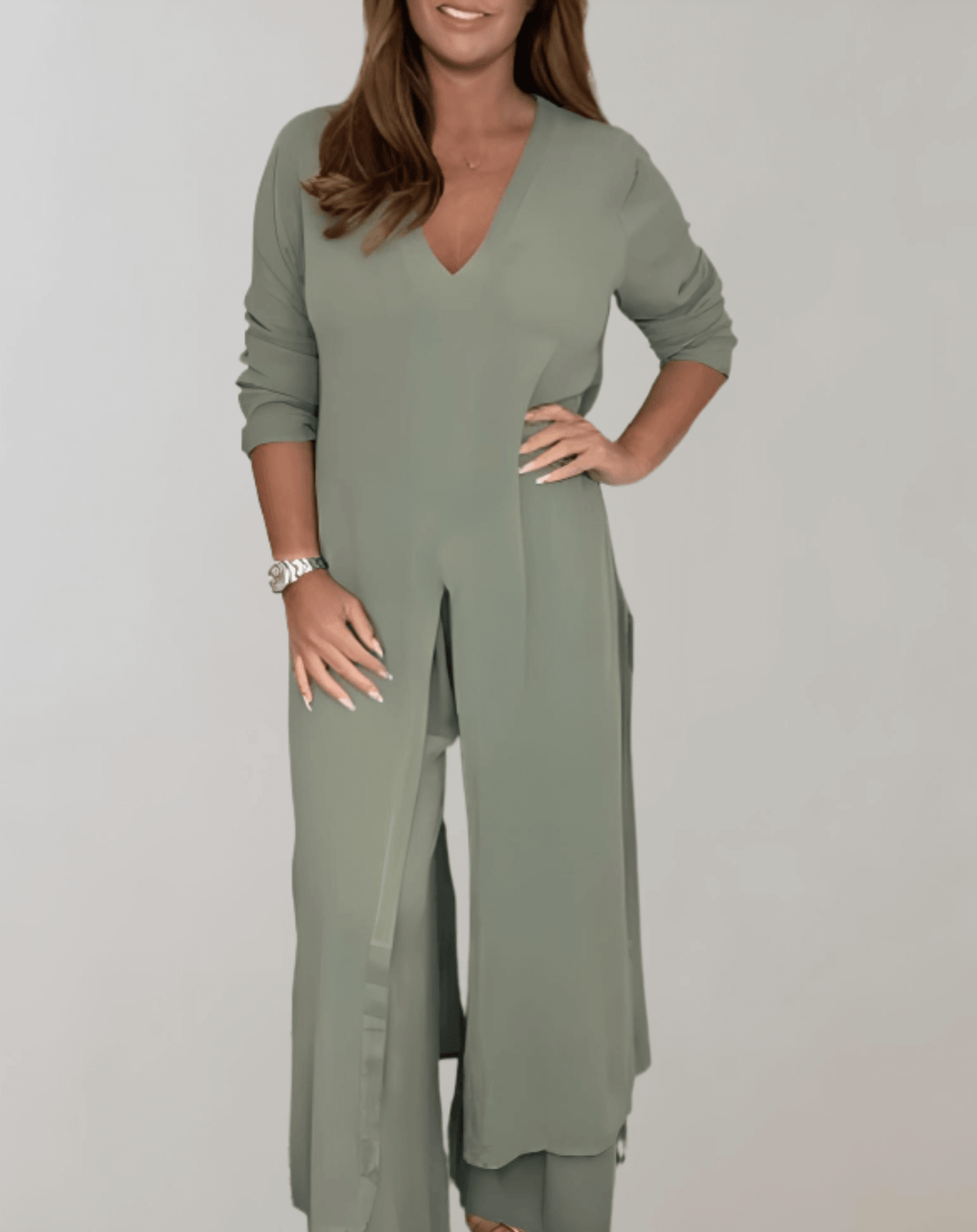 Women's Tweed Co-ord Set - Elegant Two-Piece Outfit