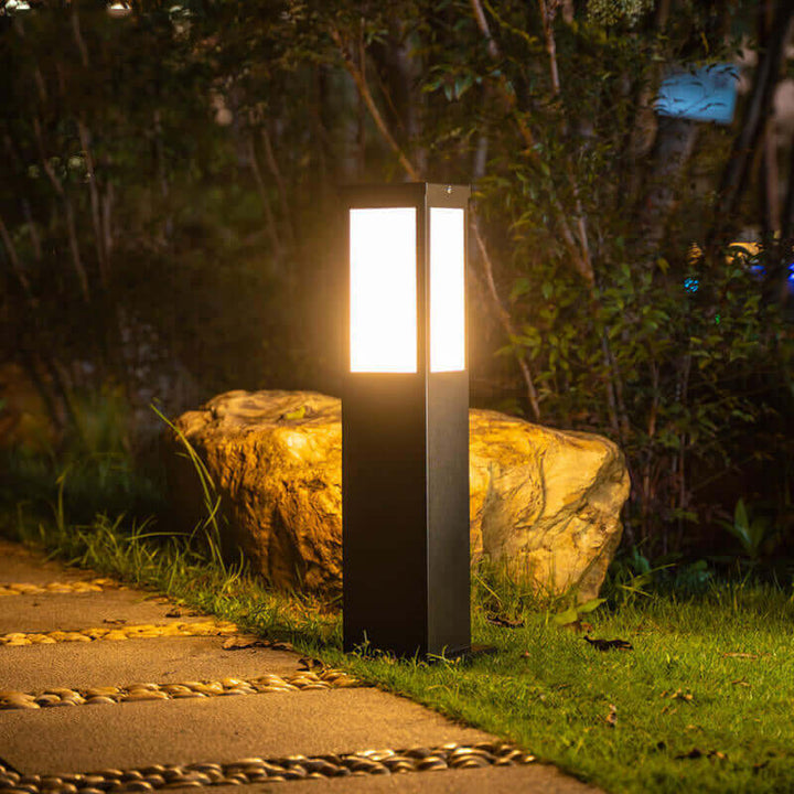 Modern Outdoor Solar Garden Lantern