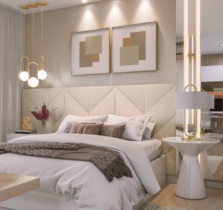 Modern Pendant Lamp with Metal & Glass