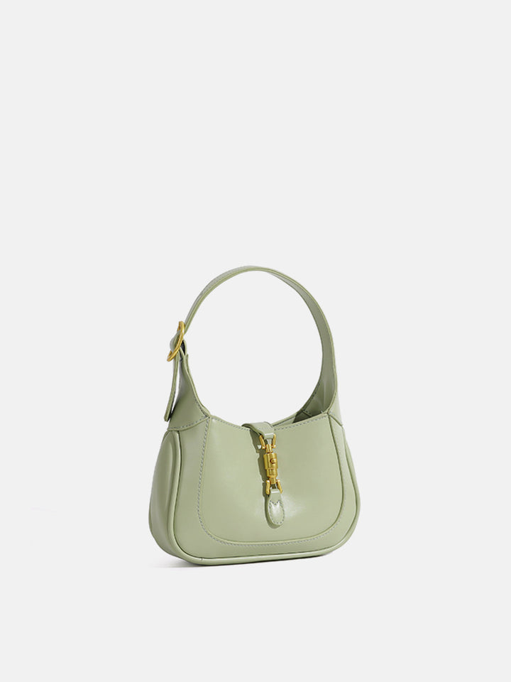 Fashionable mini shoulder handbag for women, a sleek and compact accessory for any outfit.