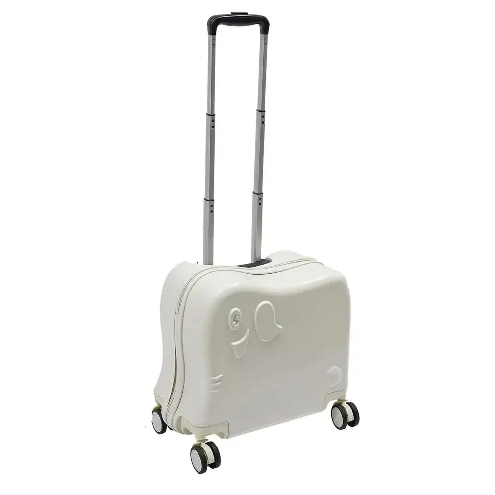 Kids elephant travel bag: a durable, fun rolling suitcase, perfect small carry-on for adventures.