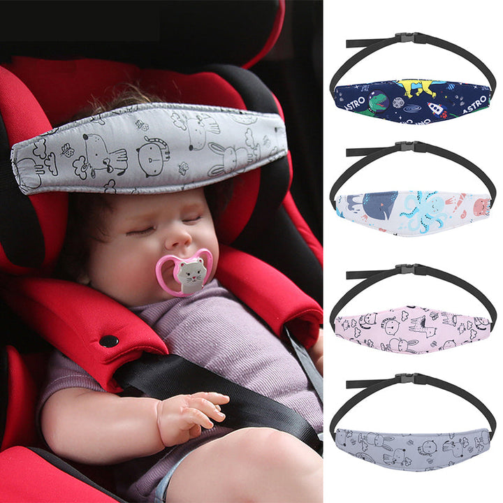 Kids travel pillow offering head & neck support for car seats, perfect sleeping aid for comfortable toddler travel.