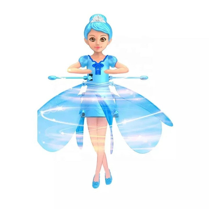 Magical flying toy for kids with gesture control and LED lights, offering exciting playtime.