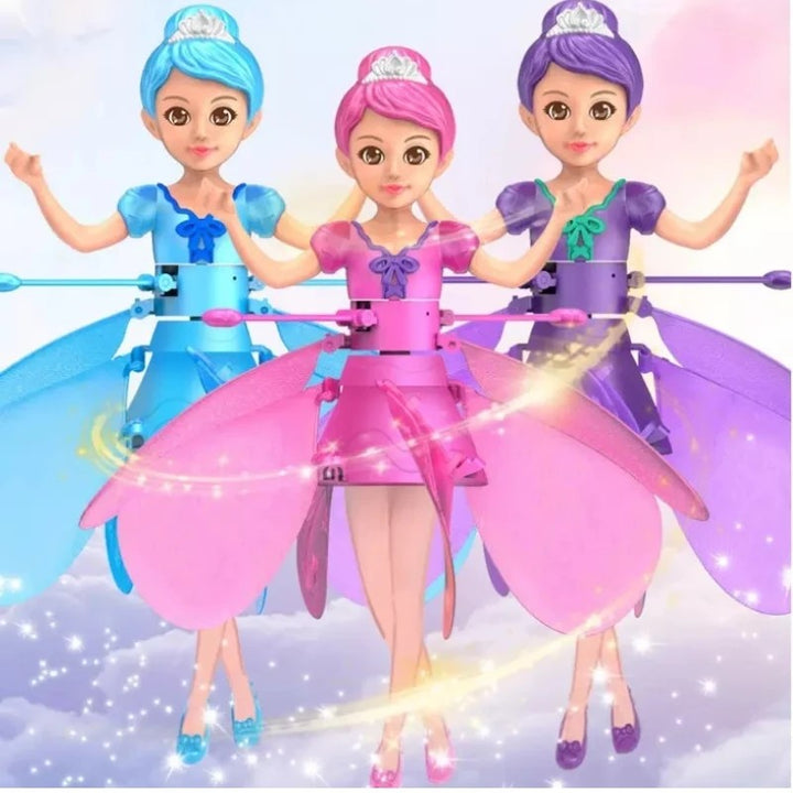 Dynamic kids' drone toy with dance simulation, magical LED lights, and easy gesture control.