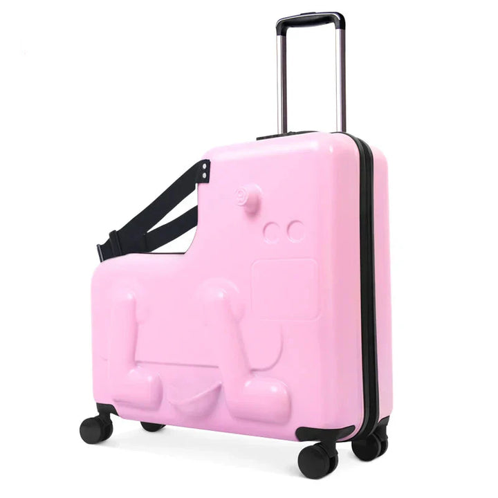Milan children's ride-on suitcase, ideal travel gear for young adventurers. Fun and practical kids' luggage.