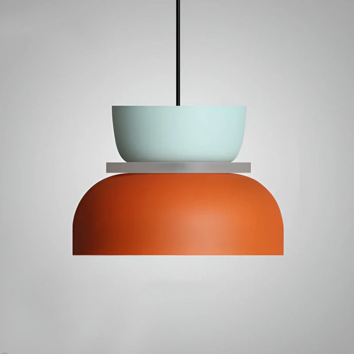 Designer Macaron LED light; colorful pendant for a modern and lively home interior.
