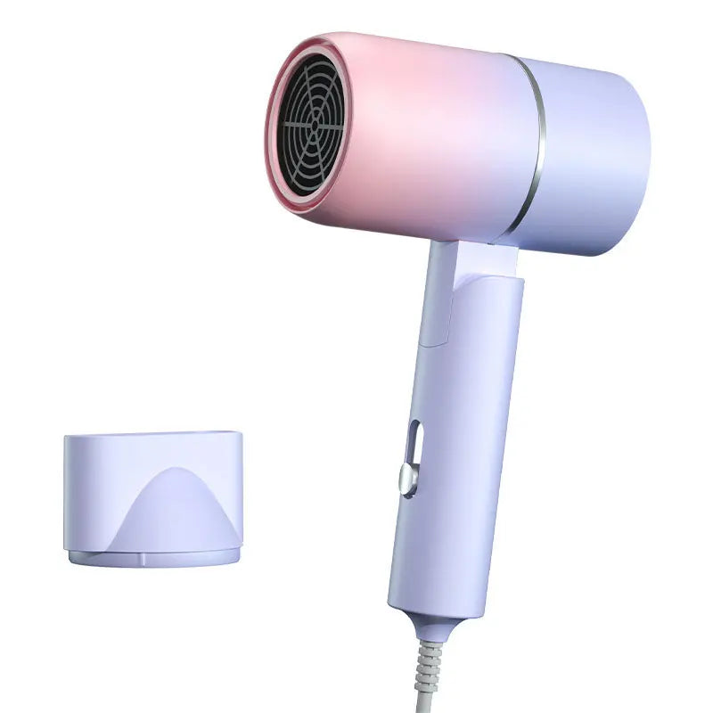 Travel-ready foldable ionic hair dryer. Lightweight, compact, and powerful for frizz control & sleek hair on any adventure.