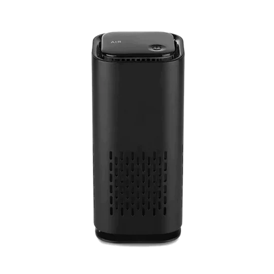 Compact home air purifier for pet odor elimination, dander control & allergy relief. Enhances indoor air quality.