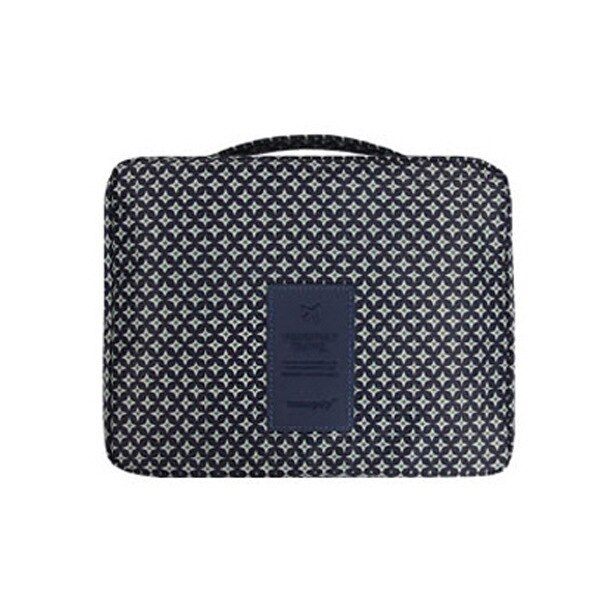 Women's compact waterproof makeup travel organizer bag + FREE mini cosmetic case.