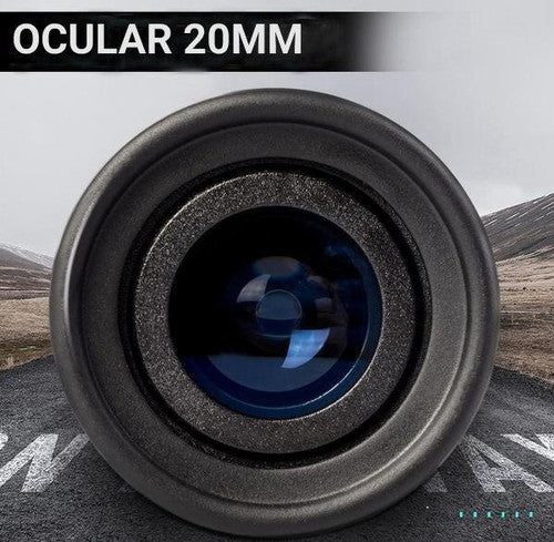 Compact waterproof monocular telescope with 10x zoom, night vision, and smartphone compatibility for outdoor adventures.