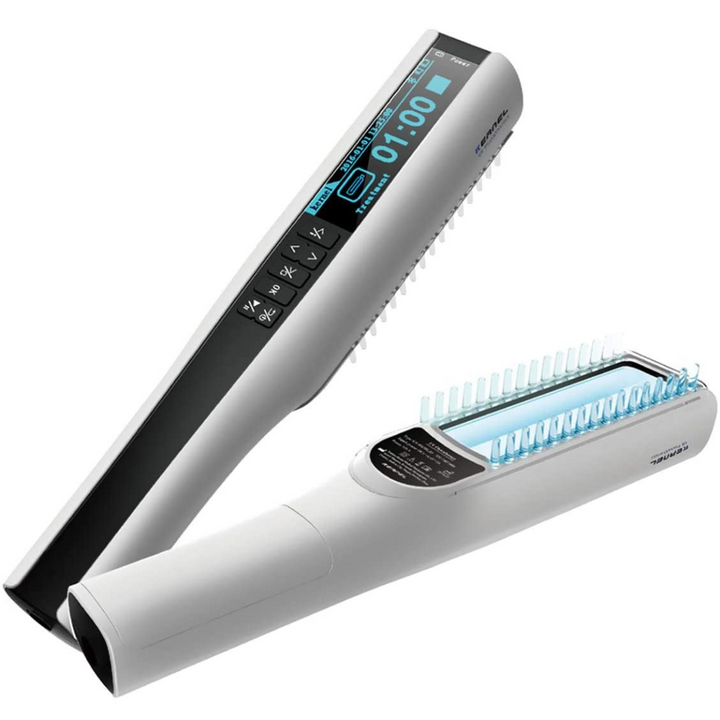 Cordless UVB lamp for at-home skin therapy, medium 5x2" area, LED screen, non-invasive treatment for psoriasis and eczema.