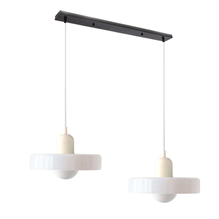 2 Heads Modern Glass Pendant Light