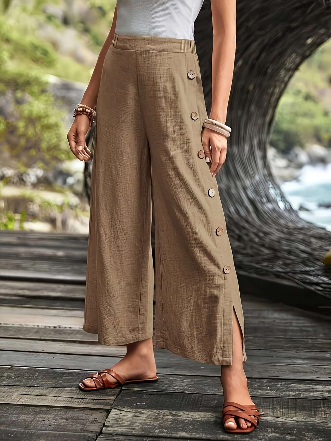 Women's Wide-Leg Trousers