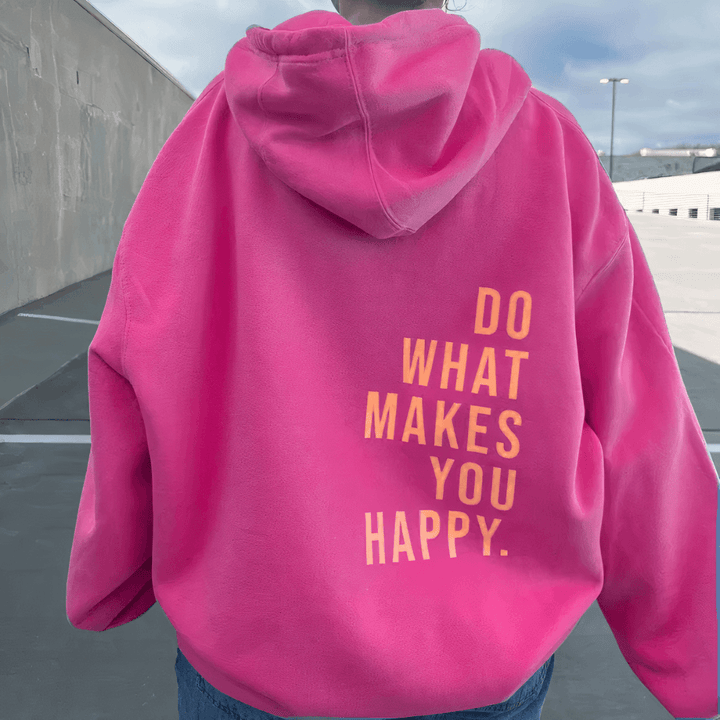 Women's Printed Hooded Sweater