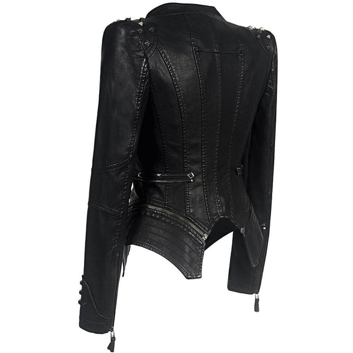 Women's Gothic Faux Leather Jacket