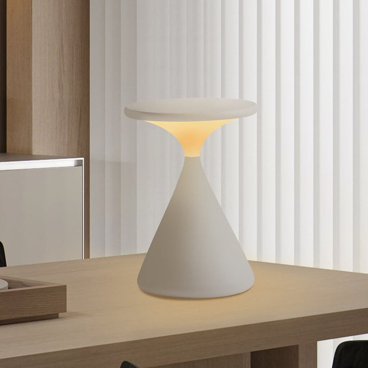 Cordless Hourglass Table Lamp